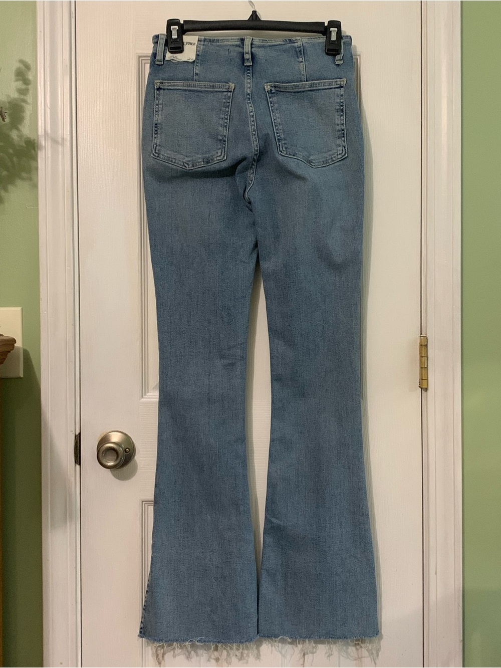 Free People Level Up Slit Bootcut Denim Jeans New - Picture 4 of 13